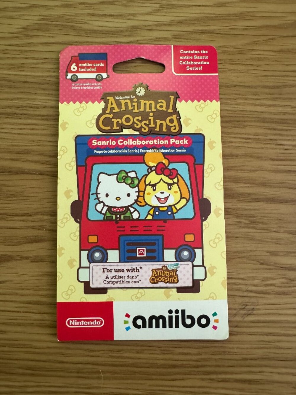 Nintendo amiibo Animal Crossing Sanrio Hello Kitty Collaboration Pack - 6 Cards